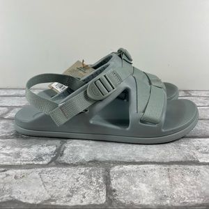 NWB Chaco Chillos Sport Sandals Aqua Gray women’s size 8 water athletic shoes